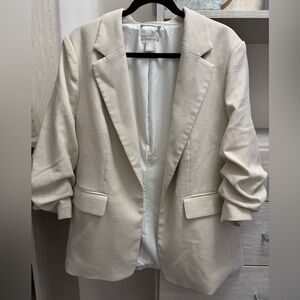 H&M Cream Women's Blazer